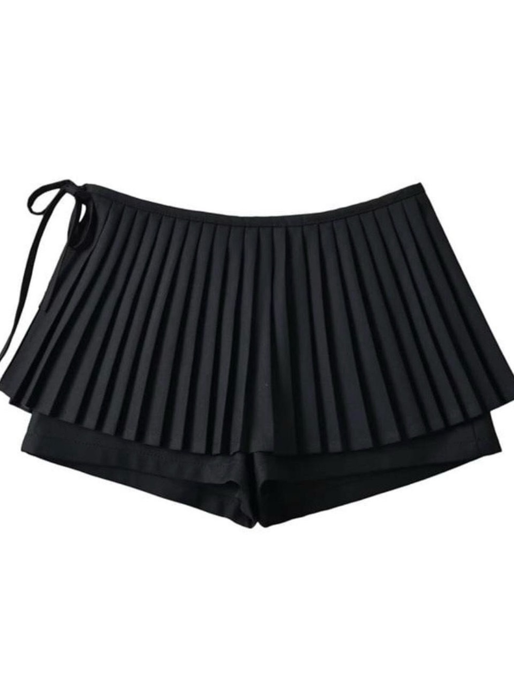 Mid Waist Pleated Women’s Mini Skirt